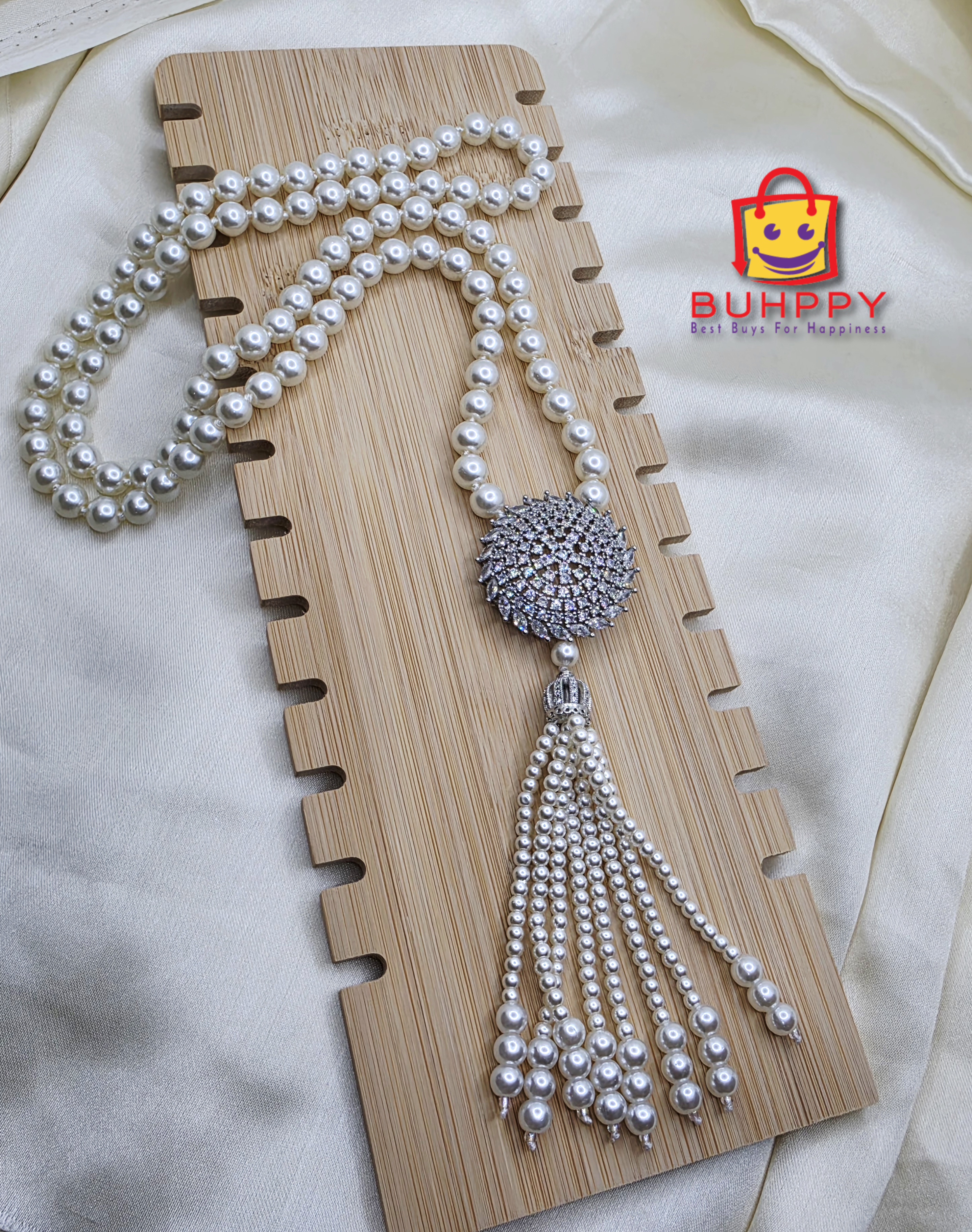 Pearl Long Necklace Set